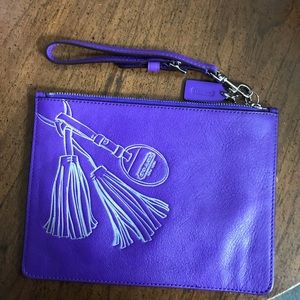 Coach Ultra Violet Large Wristlet PRICED AS MARKED NO DISCOUNTS